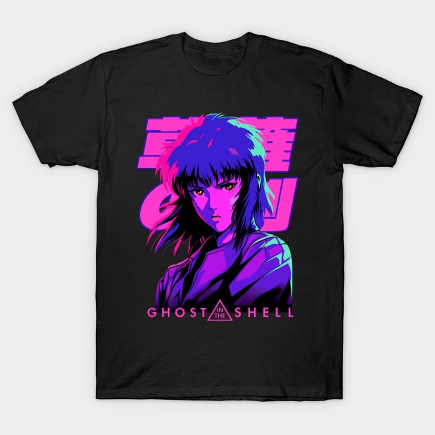 Major Motoko Kusanagi T-Shirt by NeonOverdrive